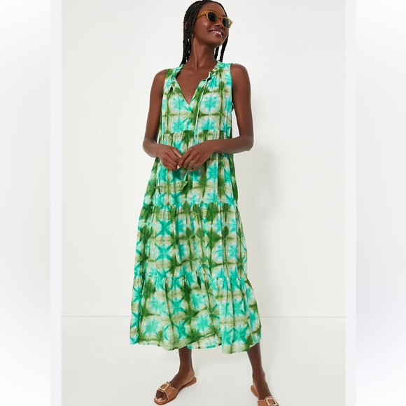 Tuckernuck Dresses & Skirts - Tuckernuch Beach Seafoam Medallion Salty Paloma Caftan